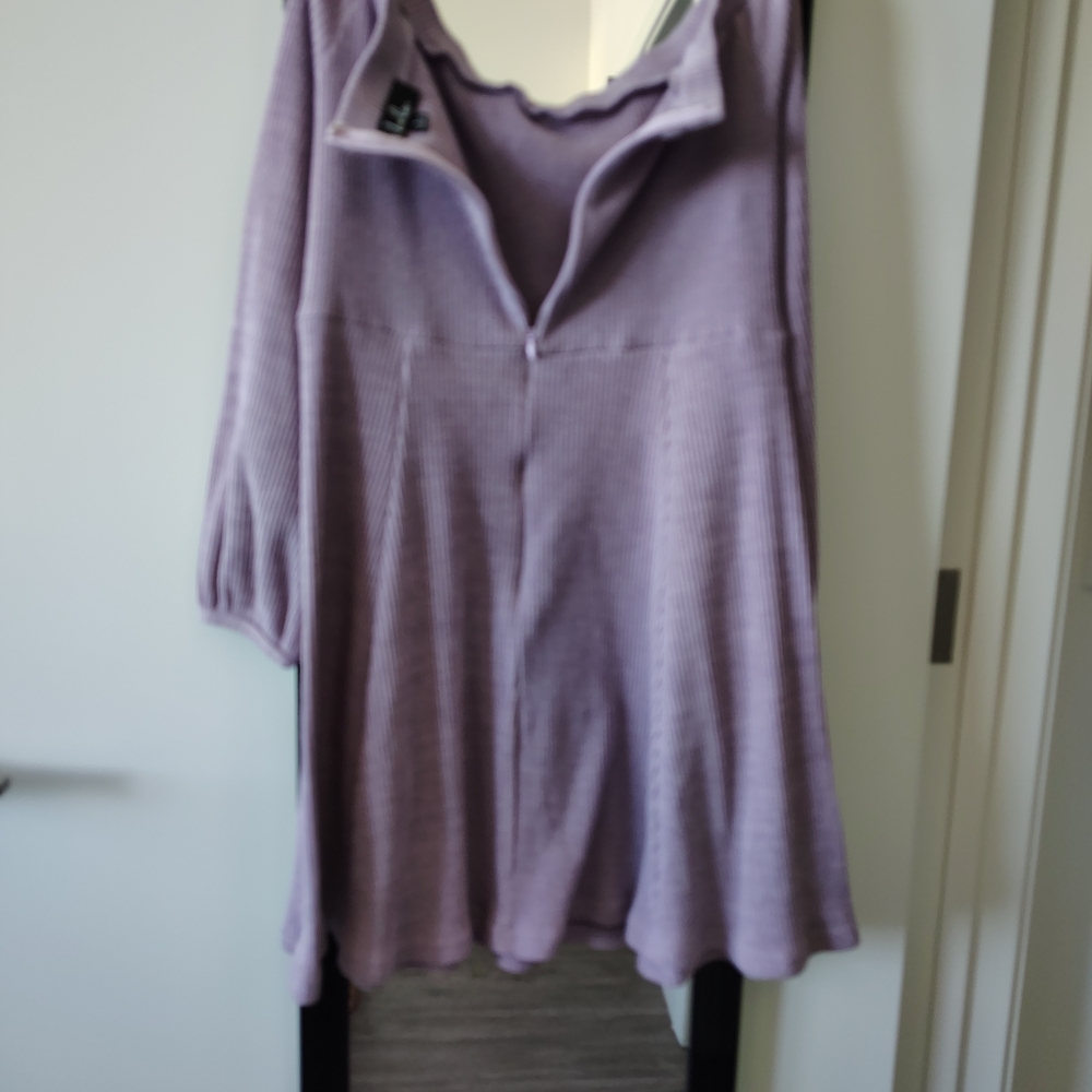 Lulus Ribbed Knit Sweater - Lavender In Large - Picture 5 of 6
